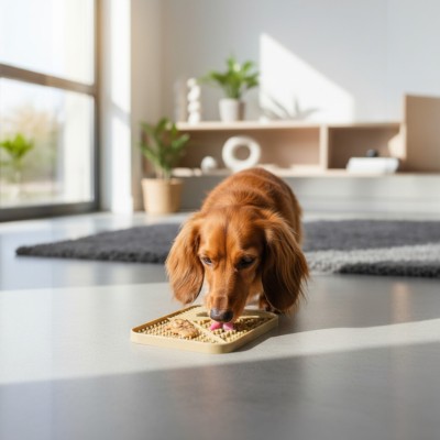 copy of Tapis de léchage couvercle rond fleur - Chiens & Chats