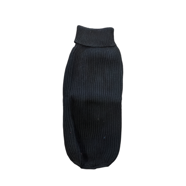 Pull en laine noir pour chien – chaud, élégant et confortable