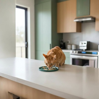 copy of Tapis de léchage couvercle rond fleur - Chiens & Chats