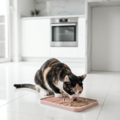 Tapis de léchage rectangulaire multi-motif - Chiens & Chats