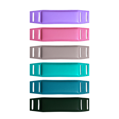 Renfort en cuir pour collier chien – 6 coloris au choix