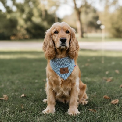 Bandana réversible fait main pour chien et chat – fabrication française