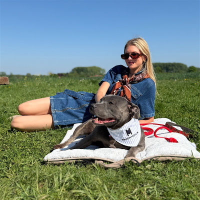 Bandana réversible fait main pour chien et chat – fabrication française