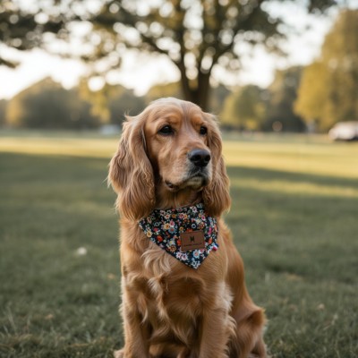 Bandana réversible fait main pour chien et chat – fabrication française