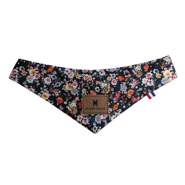 Bandana artisanal réversible - Chien & Chat
