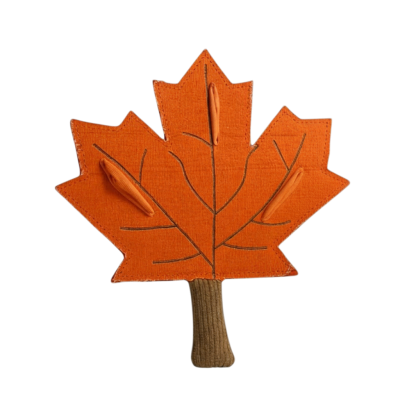 Jouet de fouille feuille d’érable pour chien effet crunchy automne