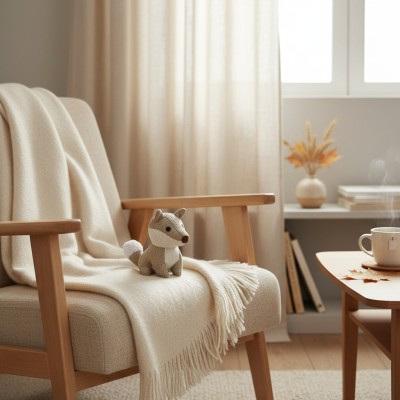 Jouet renard pour chat à l’herbe à chat – Couleurs d’Automne