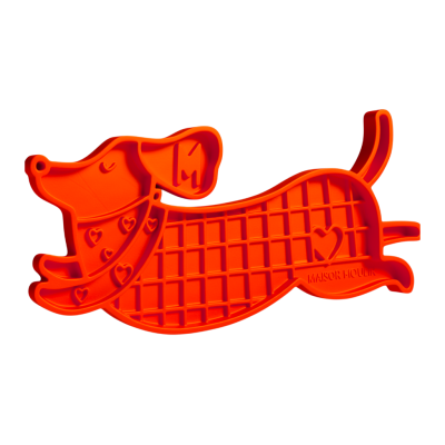 Tapis de léchage chat et chien MAISON MOULIN – Forme teckel
