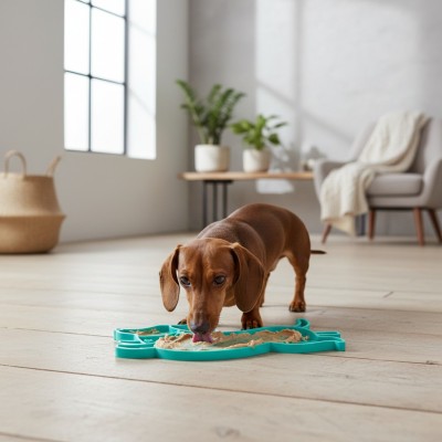 Tapis de léchage chat et chien MAISON MOULIN – Forme teckel