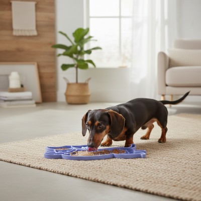 Tapis de léchage chat et chien MAISON MOULIN – Forme teckel