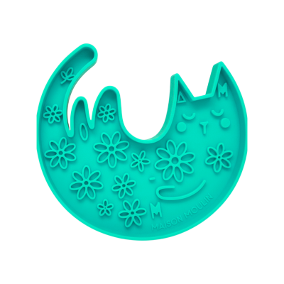 Tapis de léchage chat et chien MAISON MOULIN – Forme chat