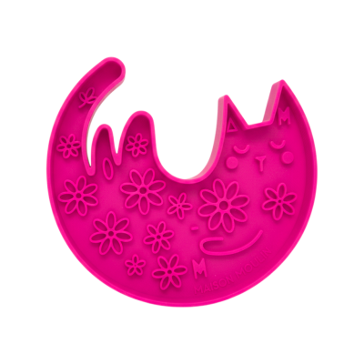 Tapis de léchage couvercle rond cerclé - Chiens & Chats