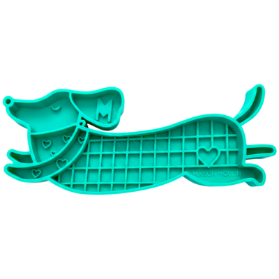 Tapis de léchage chat et chien MAISON MOULIN – Forme teckel