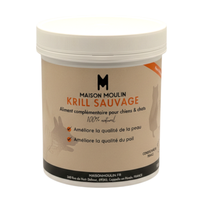 Krill sauvage pour chien et chat – Peau et pelage naturels