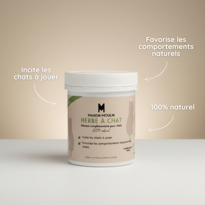 Herbe à Chat 100 % Naturelle – Cataire Séchée – Stimulation & Bien-être du Chat