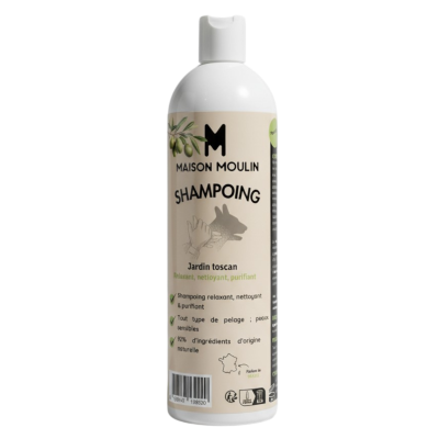 Shampoing purifiant naturel pour chien et chat – Peau saine & pelage frais