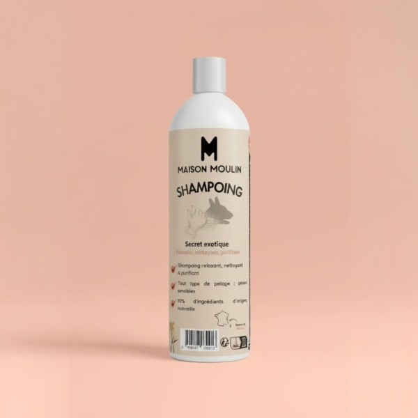 Shampoing Secret Exotique – Chien peaux sensibles
