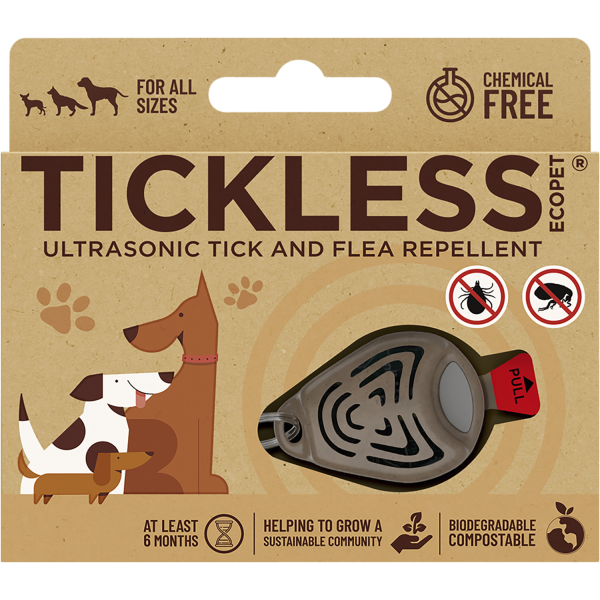 Répulsif ultrasons anti-tiques et anti-puces pour chien