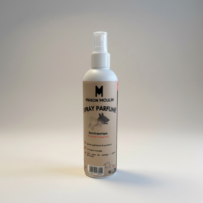 Spray parfumé Secret Exotique – Chien peaux sensibles – 250 ml