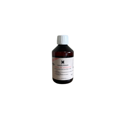 Huile de saumon pure pour chien et chat – 100% naturelle & riche en oméga 3