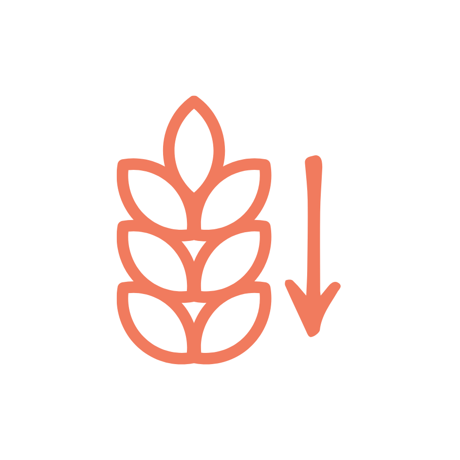 Faible en céréales